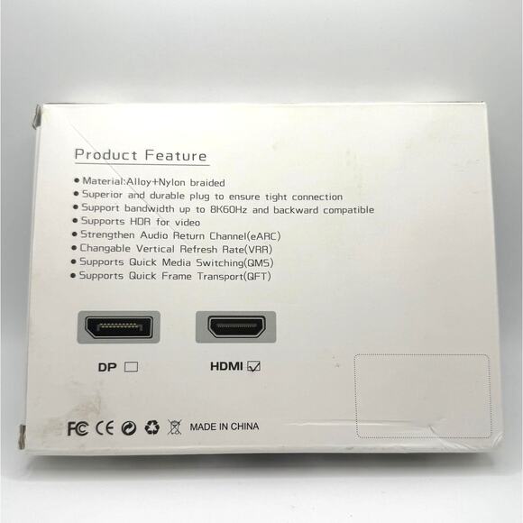 Daofaziran 8K Ultra HD HDMI/DP Cable Made in China - Picture 2 of 2